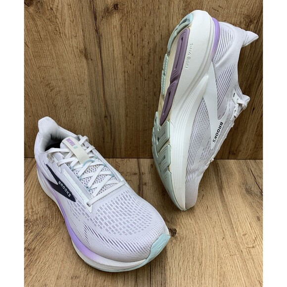Brooks Shoes - Brooks Revel Womens Size 11 Running Shoes White Purple Athletic Sneakers
